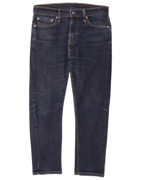 Levi's Uomo 510 Skinny Jeans W31 L27 Blu Navy Cotone