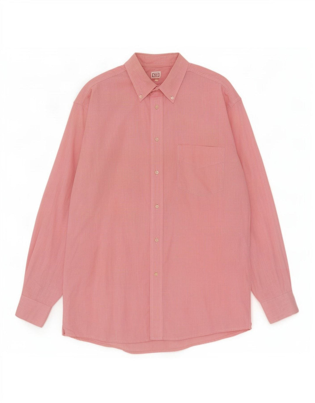 Camicia da uomo Stefanel a quadretti rosa medio
