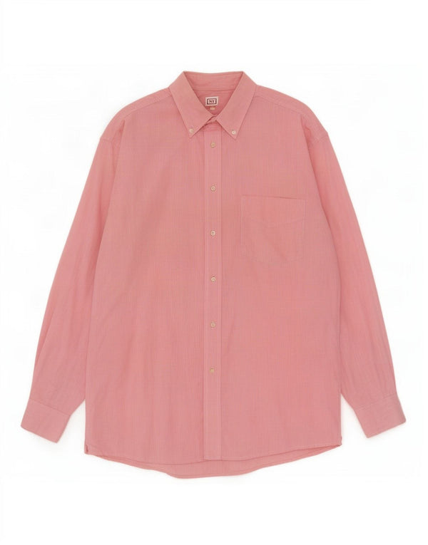 Camicia da uomo Stefanel a quadretti rosa medio