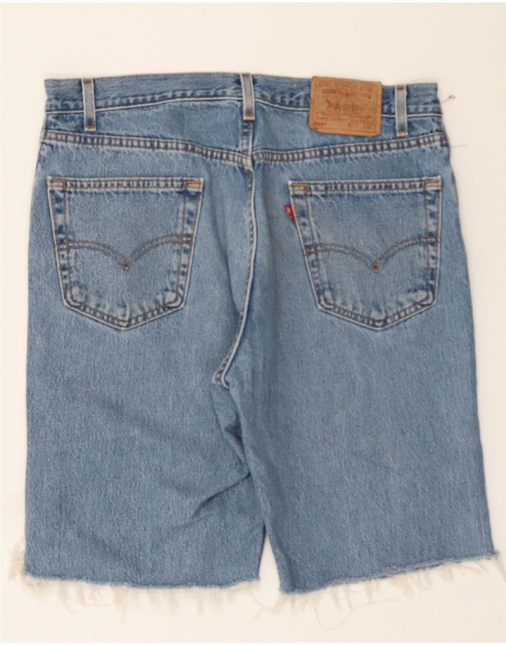 LEVI'S Mens 505 Denim Shorts W36 Large Blue Cotton Vintage Levi's and Second-Hand Levi's from Messina Hembry 