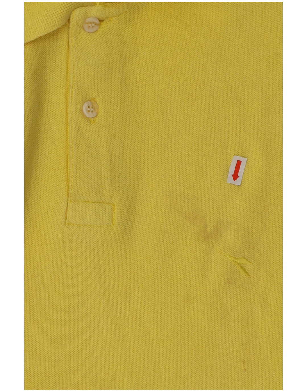 Polo DIADORA Uomo IT 52 Large Giallo Cotone
