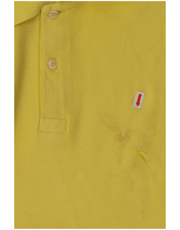 Polo DIADORA Uomo IT 52 Large Giallo Cotone