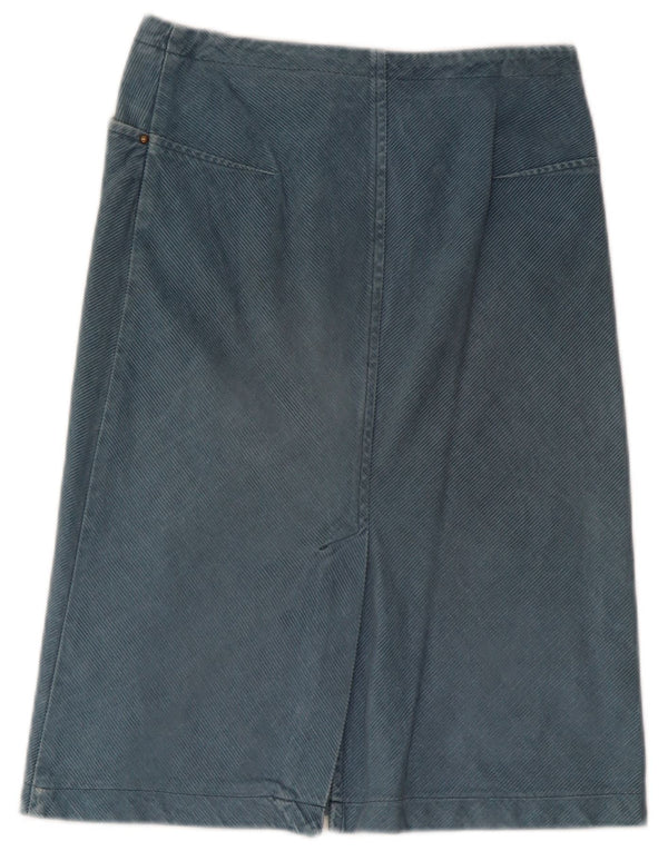 Gonna in velluto a coste da donna Stefanel IT 38 XS W28 Blu