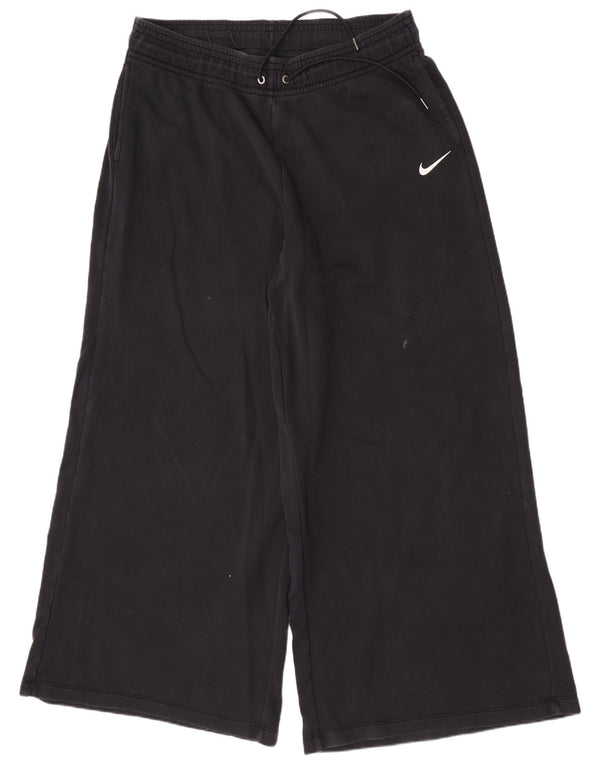 Pantaloni da tuta da donna Nike a gamba larga UK 18 XL cotone nero