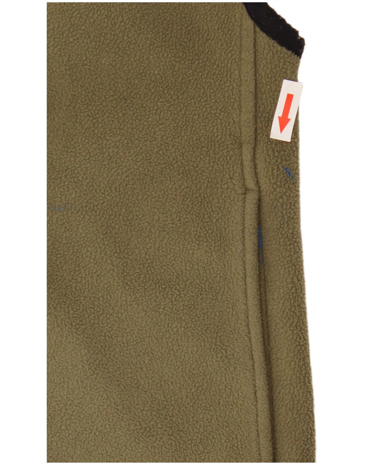 Gilet in pile da uomo Fred Perry UK 42 XL poliestere verde