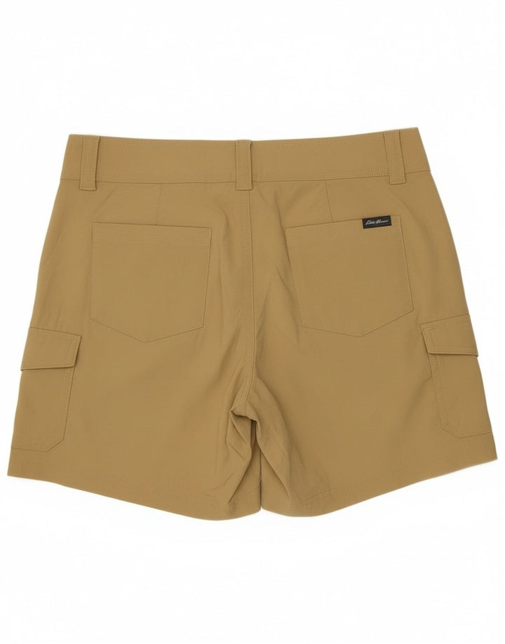 Pantaloncini cargo da donna Eddie Bauer US 4 Small W30 Nylon beige