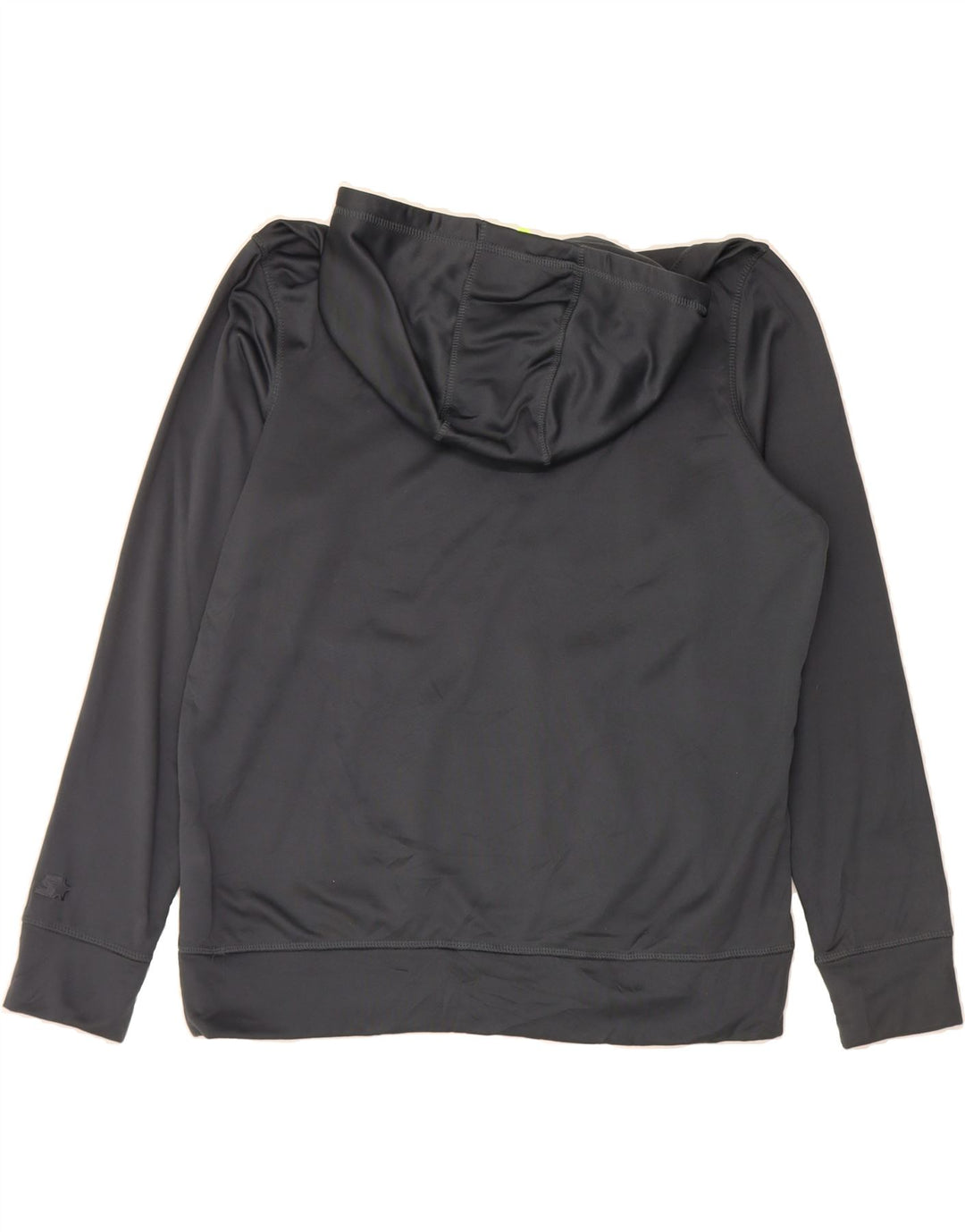 STARTER Mens Hoodie Jumper Large Black Polyester Vintage Starter and Second-Hand Starter from Messina Hembry 
