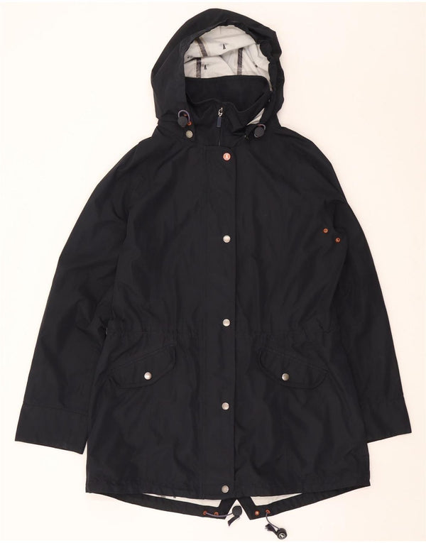 Giacca Parka con cappuccio da donna Barbour UK 14 Large in poliestere blu navy