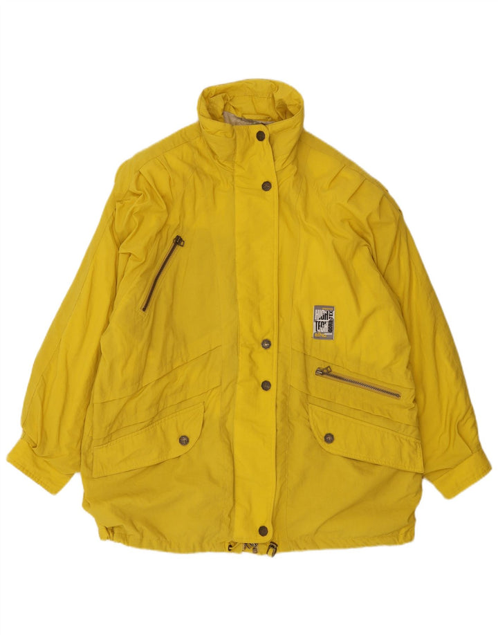 ELHO Womens Gore-Tex Rain Jacket EU 42 Large Yellow Polyamide