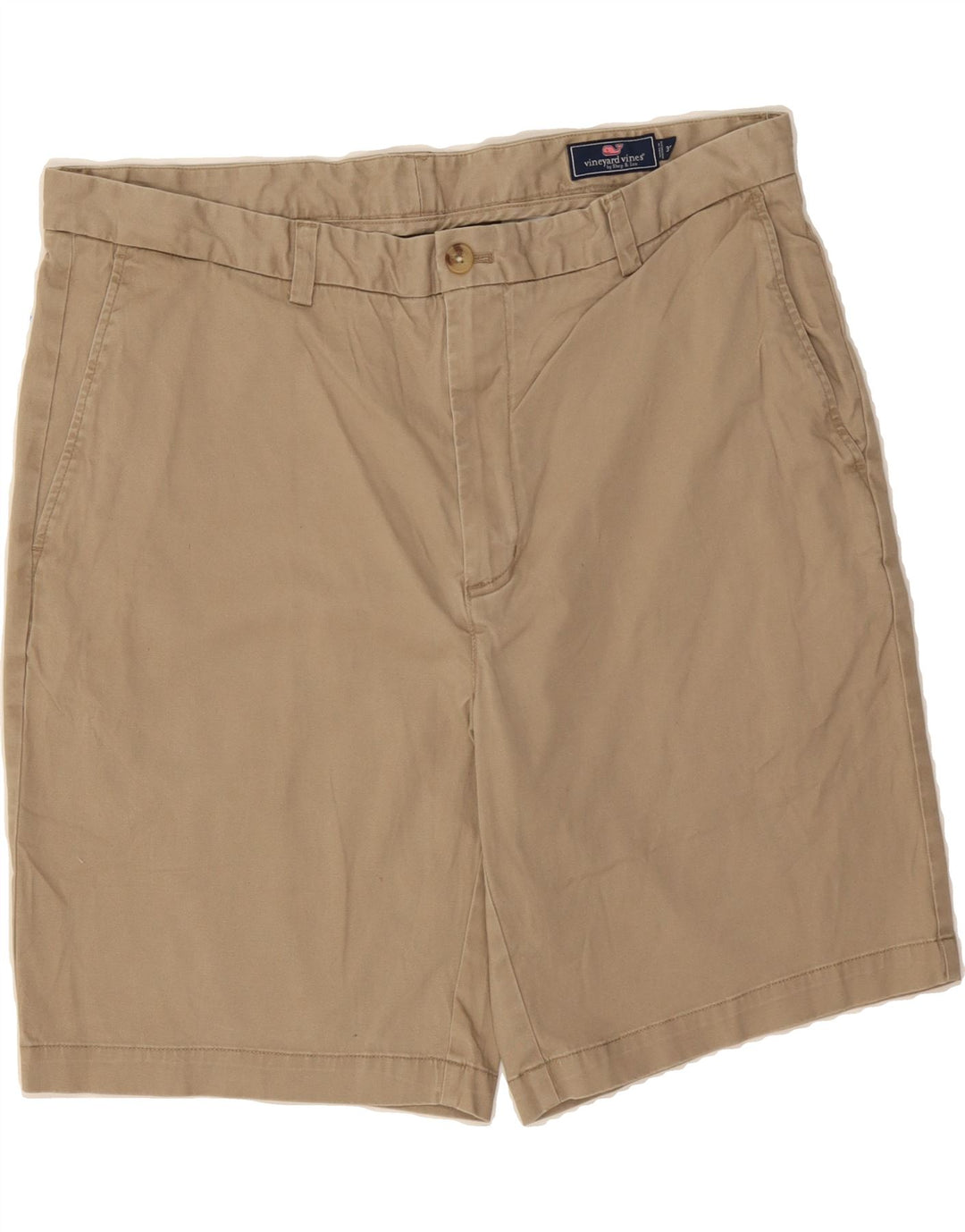 VINEYARD VINES Mens Chino Shorts W38 XL Beige Cotton Vintage Vineyard Vines and Second-Hand Vineyard Vines from Messina Hembry 