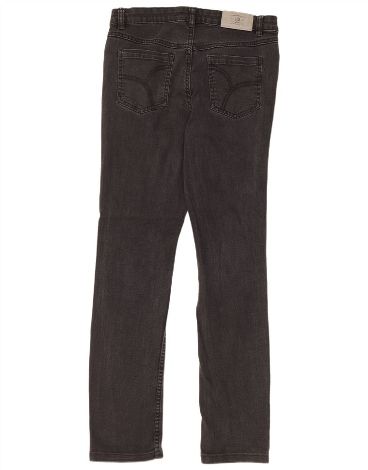 Jeans dritti vestibilità regolare da donna di Dack IT 42 medio W28 L28 cotone nero