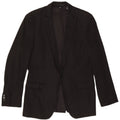 Giacca blazer da uomo a 1 bottone Zara EU 50 cotone nero medio