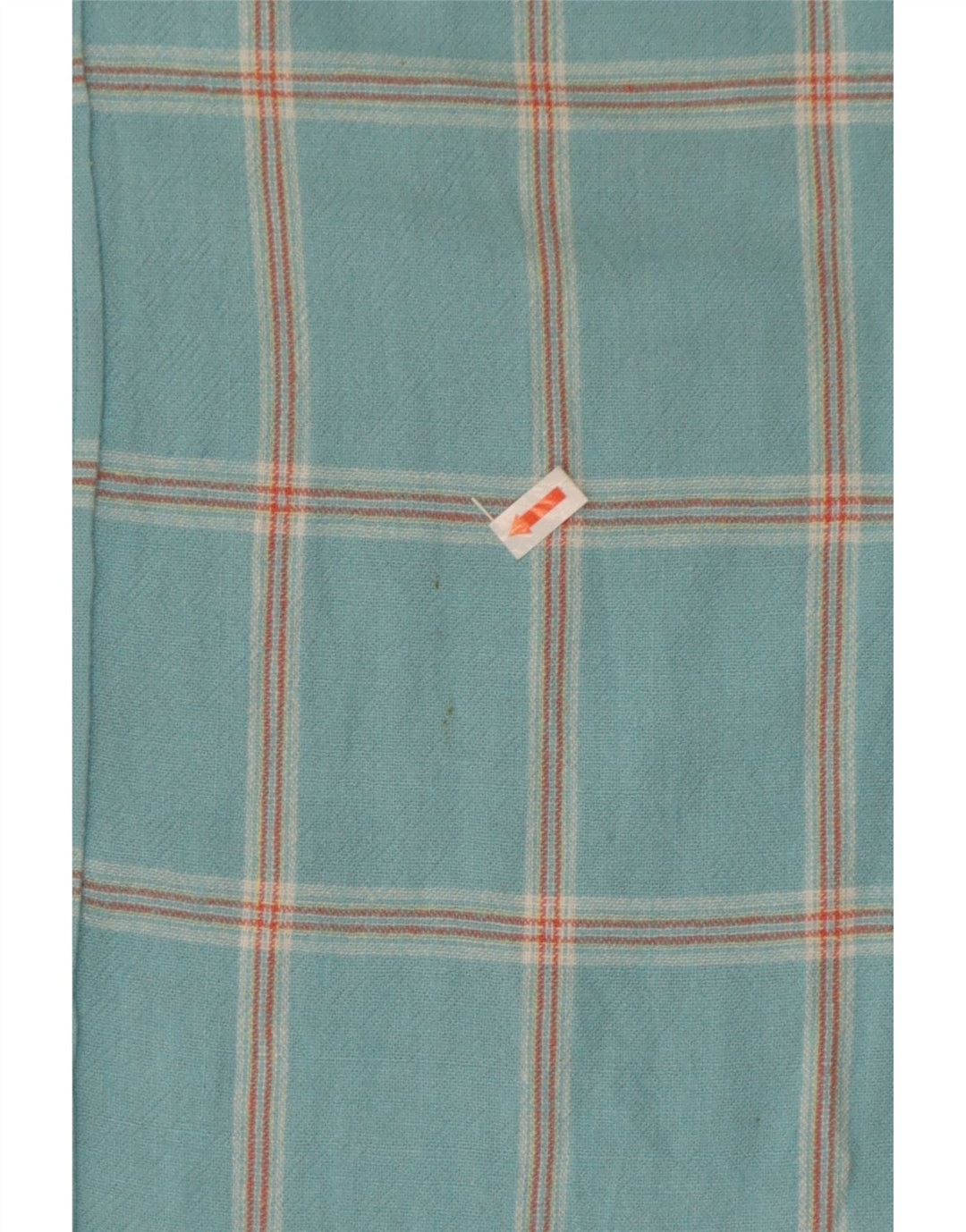 Crew Clothing Camicia a maniche corte da uomo in viscosa a quadri turchesi grandi