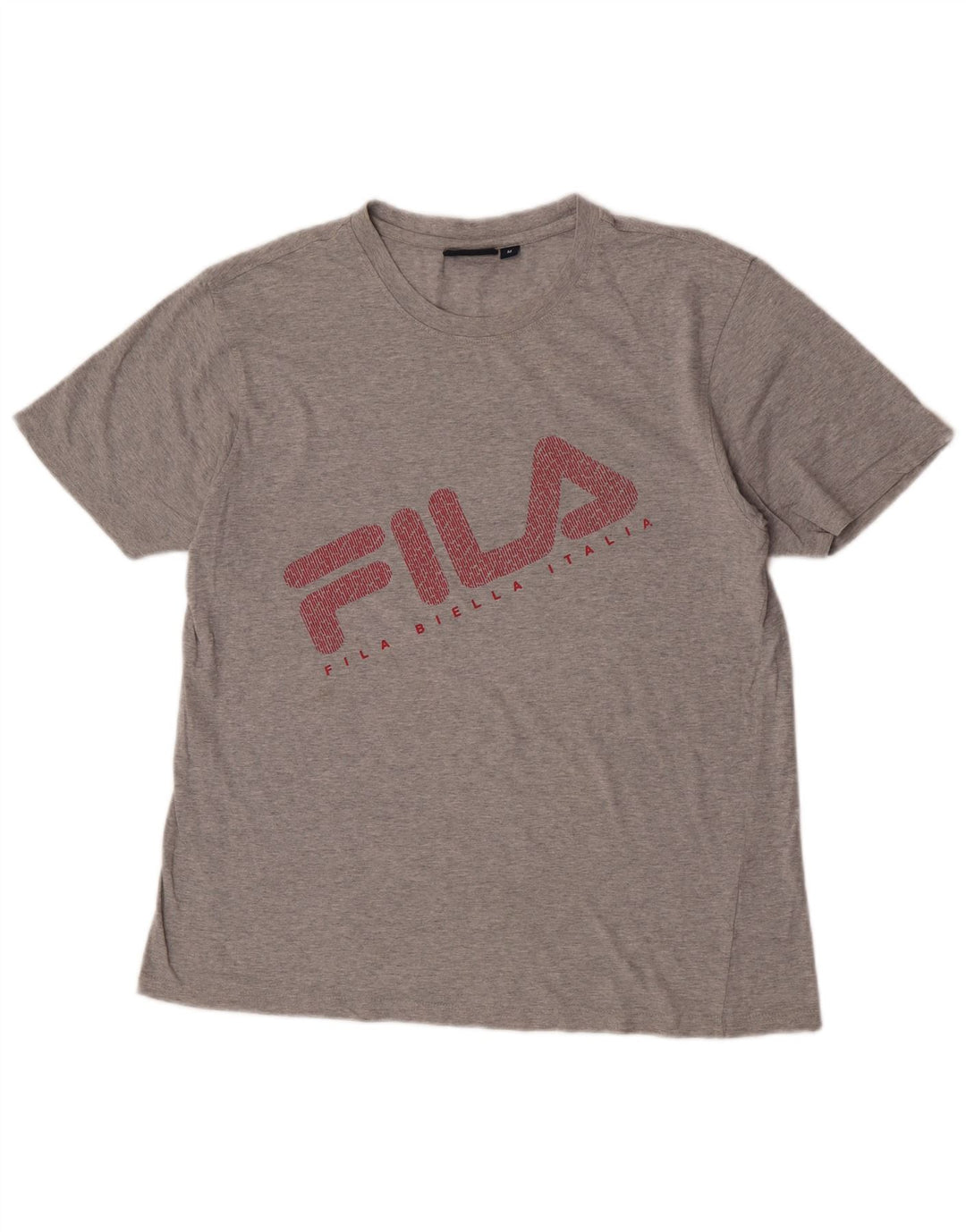 T-shirt grafica da uomo Fila Top grigio medio