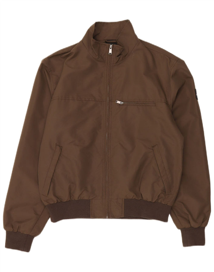 CANADIENS Giubbotto Bomber da Uomo IT 50 Large Marrone Nylon