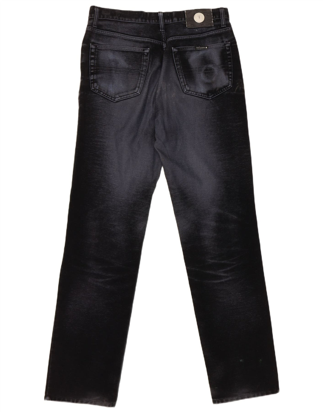Jeans Straight Uomo Trussardi W30 L32 Blu Navy Cotone