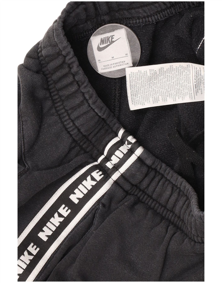 Pantaloni da tuta con grafica Nike da uomo, pantaloni da jogging, cotone medio nero