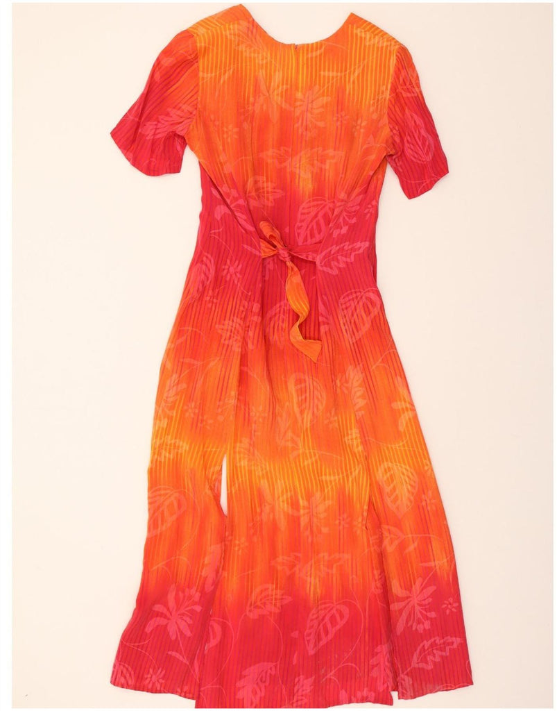 JOHN BENTLEY Womens Maxi Dress UK 8 Small Multicoloured Floral Cupro Vintage John Bentley and Second-Hand John Bentley from Messina Hembry 