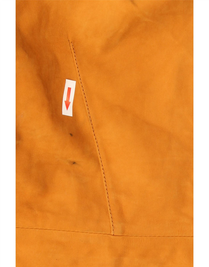 Giacca Donna Scamosciata Borbonese IT 48 XL Pelle Marrone