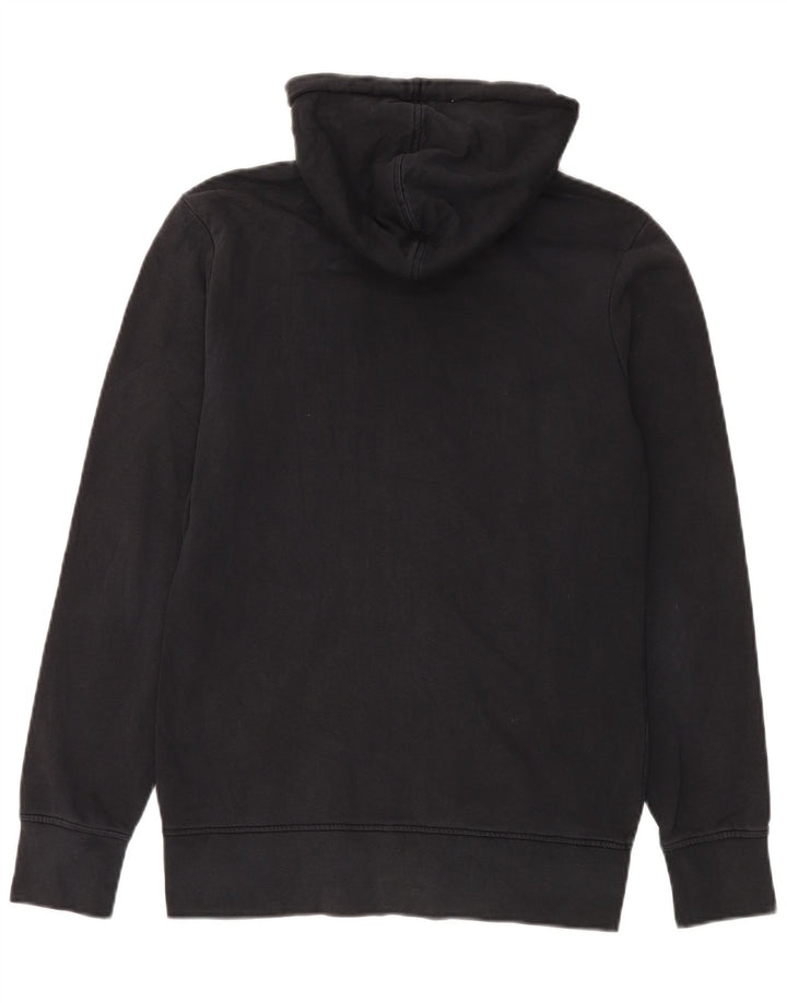 Felpa con cappuccio e zip Diadora da uomo piccola nera