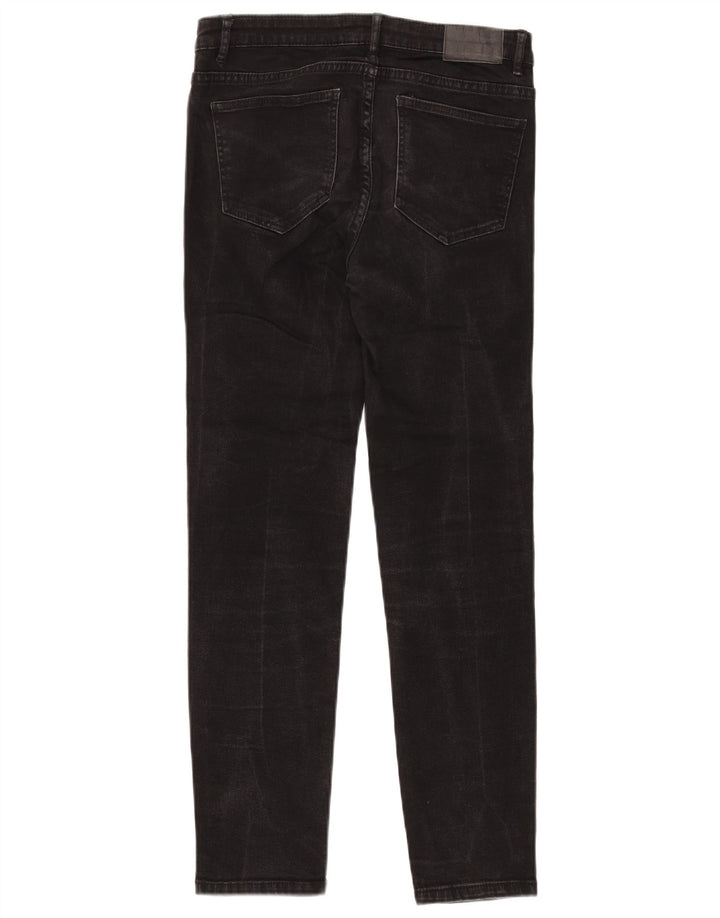 Jeans slim da donna ZARA EU 40 medio W30 L28 neri