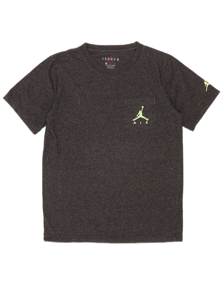 T-shirt Jordan da ragazzo, 12-13 anni, grande, grigia chiazzata