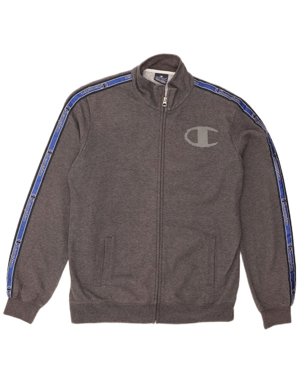 Giacca da tuta grafica Champion da ragazzo 15-16 anni 2XL Cotone grigio