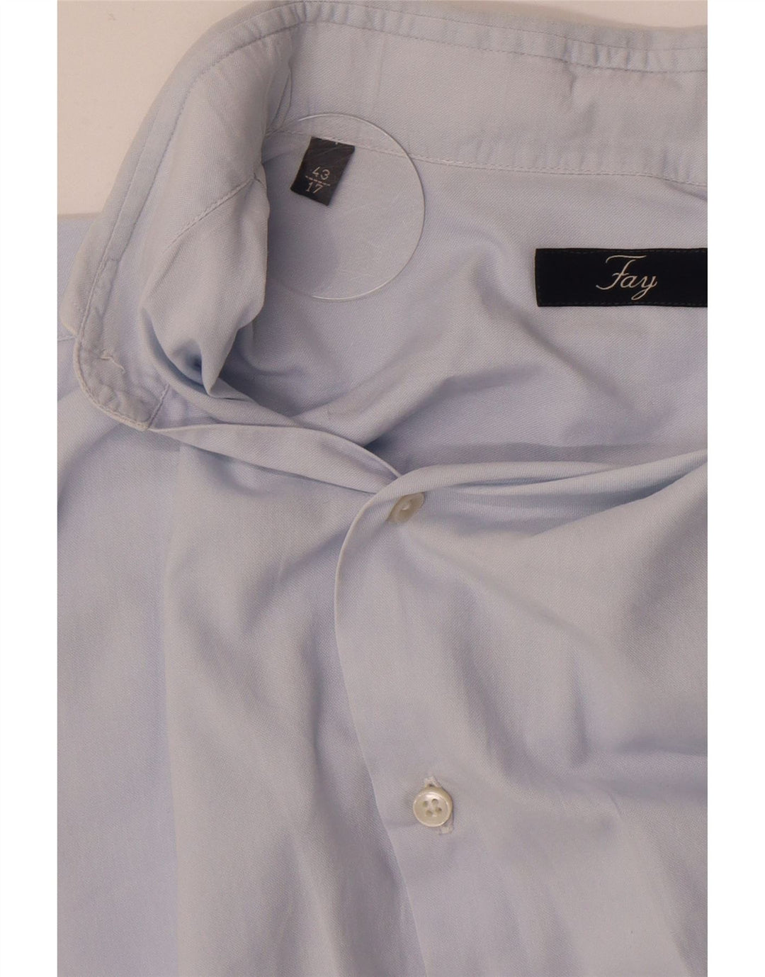 Camicia da uomo Fay taglia 43 17 XL blu