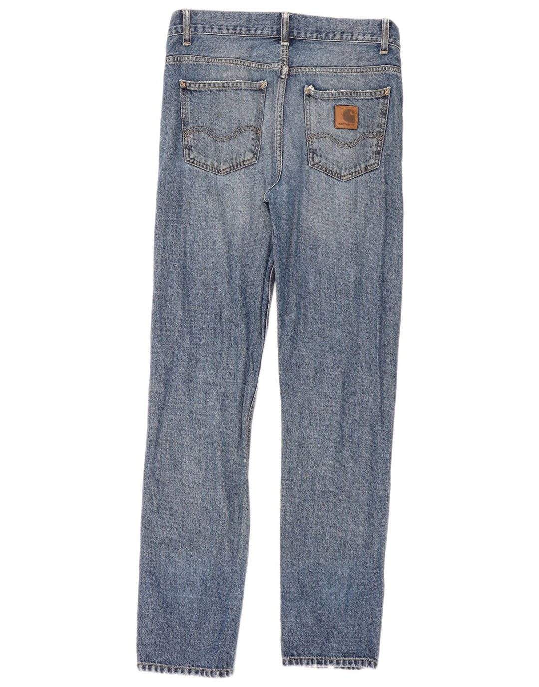 Jeans slim invecchiati Texas da donna Carhartt W30 L32 cotone blu