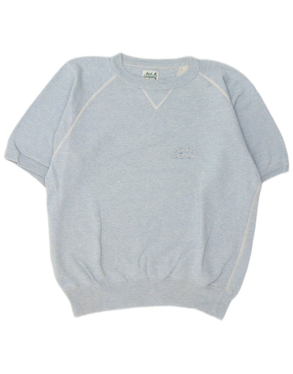 Felpa da donna a maniche corte Best Company UK 10 piccola blu