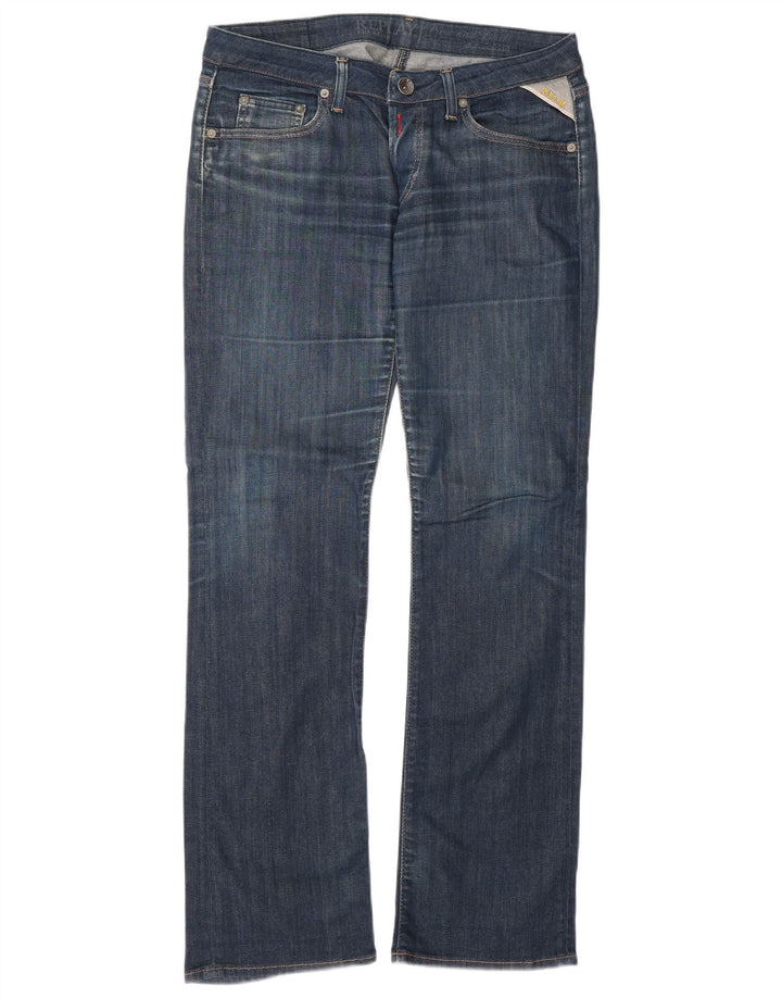 Jeans bootcut da donna Replay W30 L32 cotone blu navy
