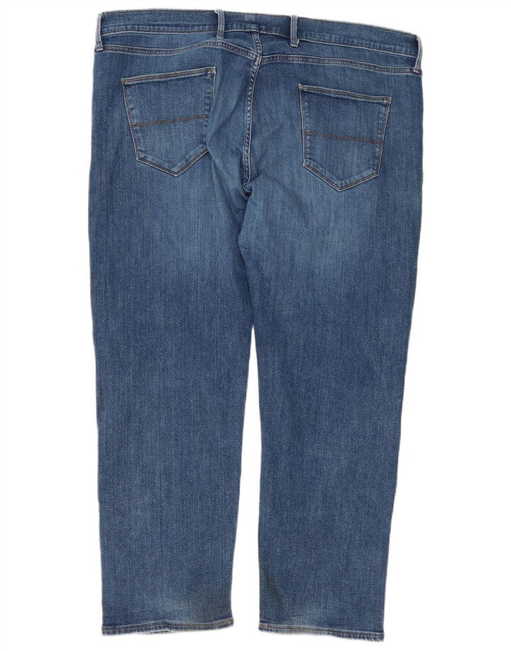 Jeans dritti da uomo Marks & Spencer W44 L29 cotone blu