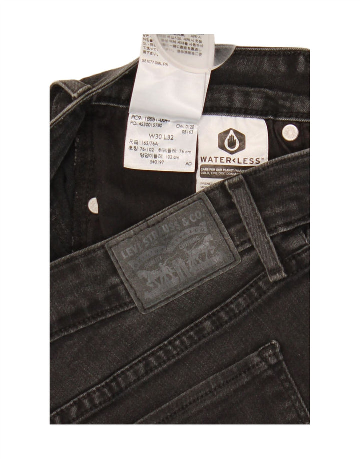 Jeans skinny Levi's 711 da donna W30 L32 cotone nero