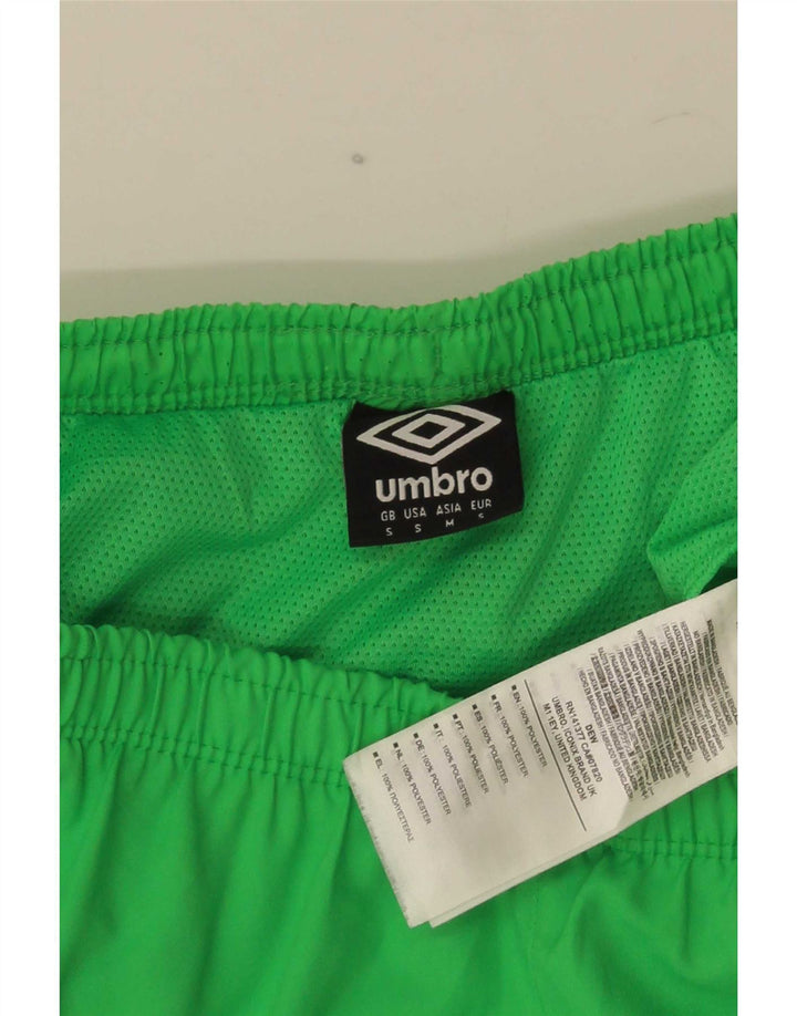 Pantaloncini sportivi Umbro da uomo West Ham United piccoli in poliestere verde