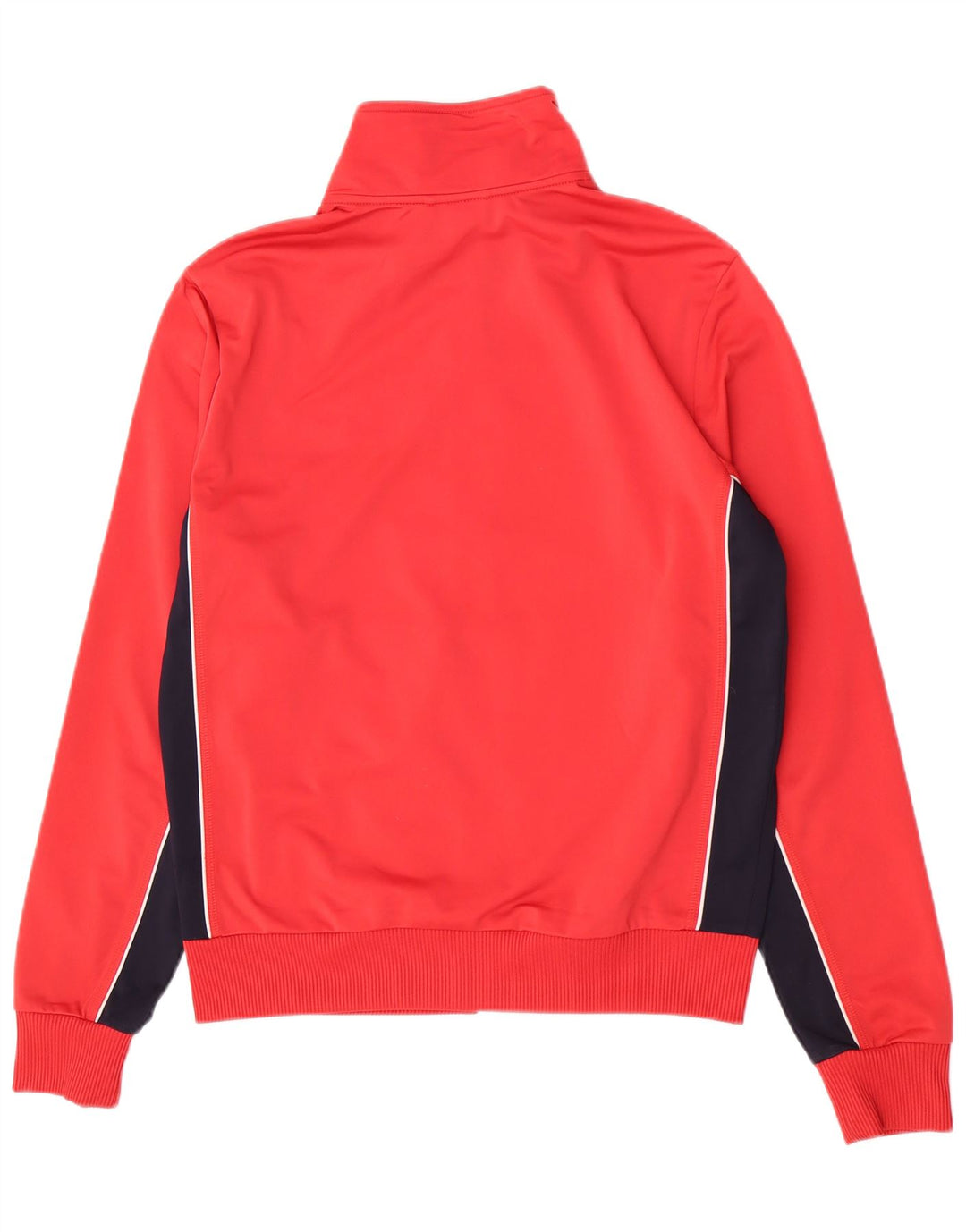 Giacca da tuta da uomo Puma in poliestere color block rosso medio