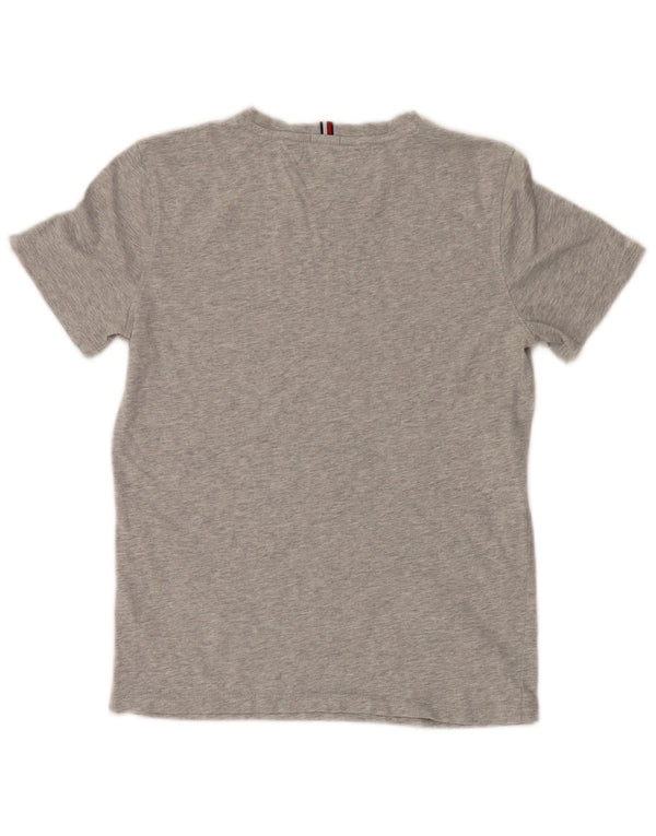 T-shirt grafica normale da ragazzo Tommy Hilfiger Top 11-12 anni grigia