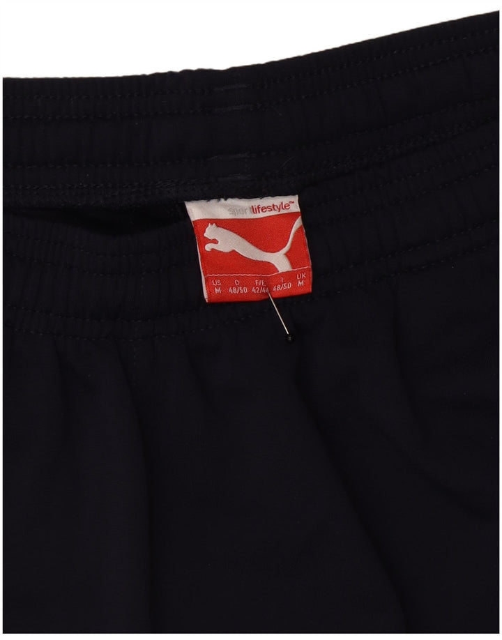 Pantaloni da tuta Puma da uomo di colore blu navy medio