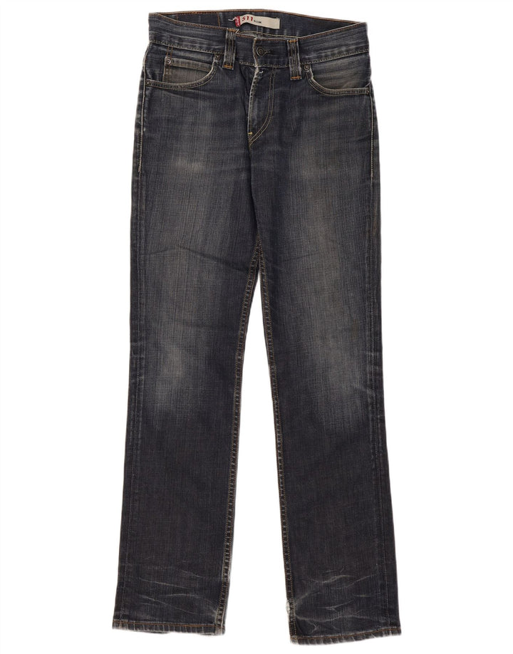 Jeans Levi's 511 Slim da donna W33 L34 cotone blu navy