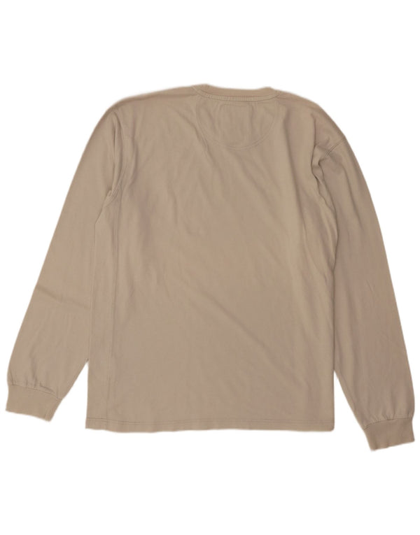 Maglia da uomo Champion a maniche lunghe XL in cotone bianco sporco