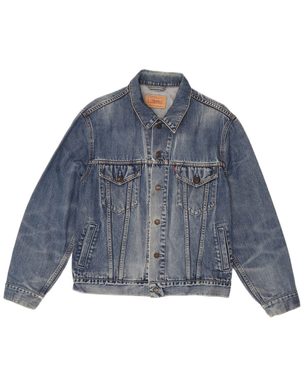 Giacca di jeans da uomo Levi's UK 38 Cotone blu medio