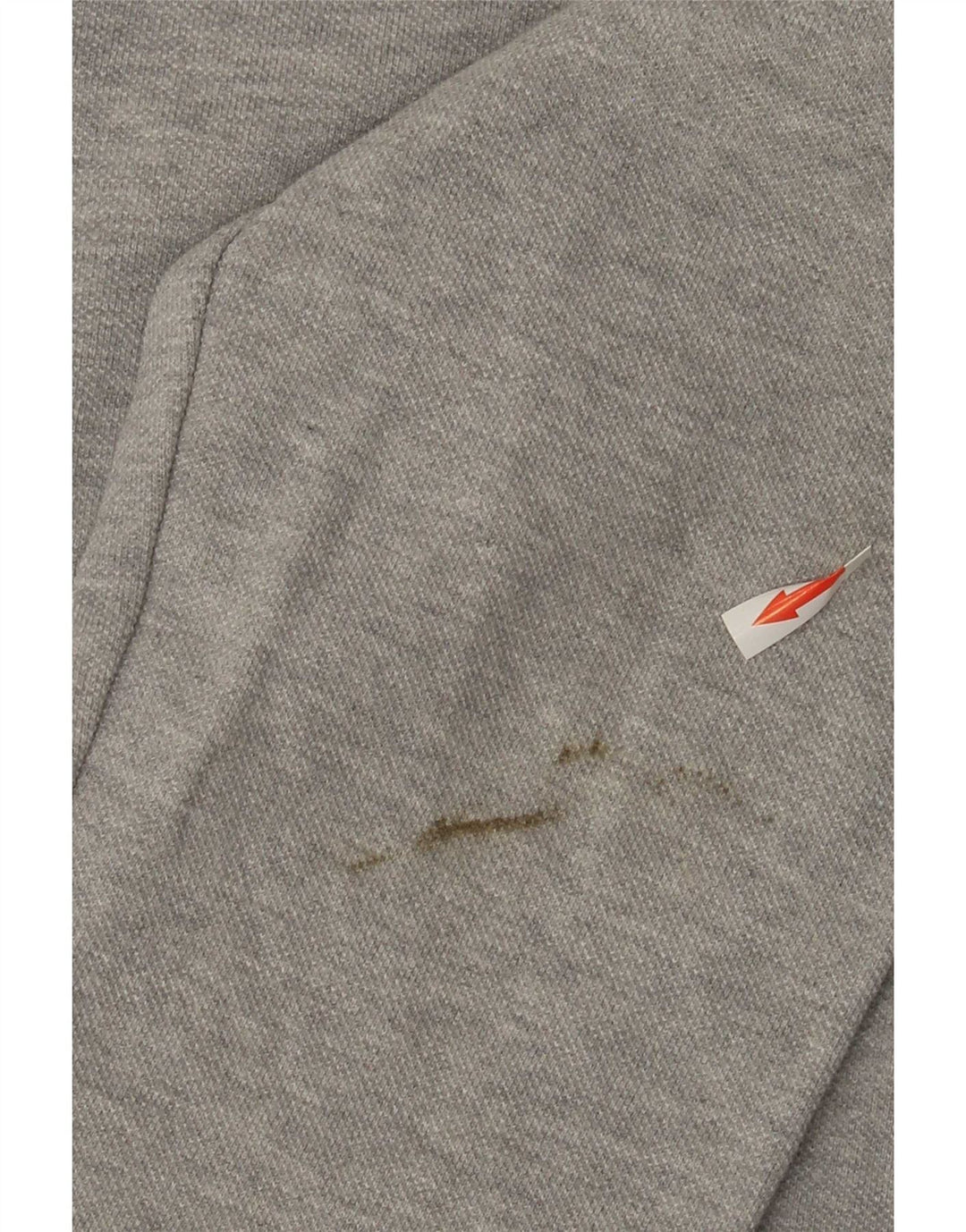 Crew Clothing Felpa da uomo con zip e collo Maglione in cotone chiazzato grigio medio
