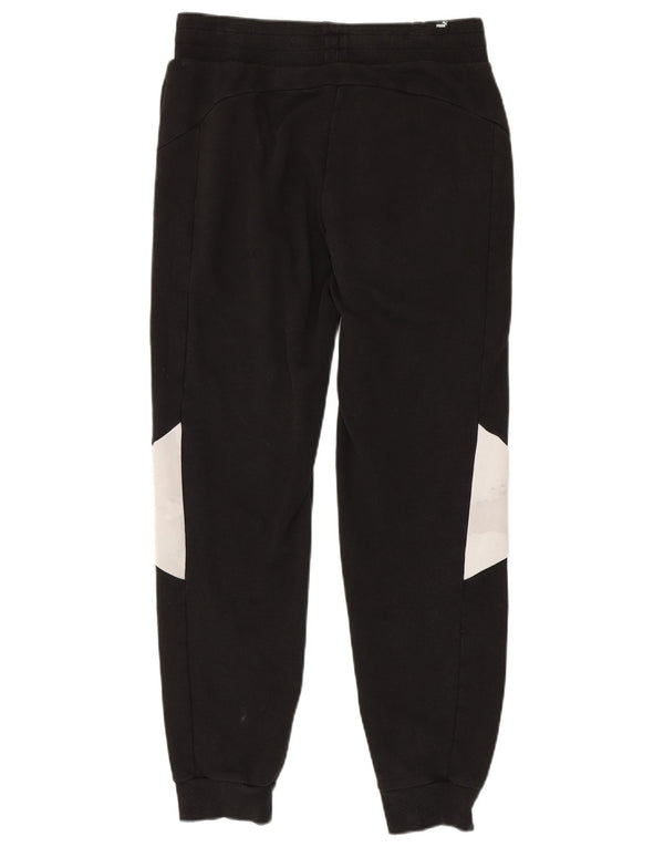 Pantaloni da tuta da uomo Puma Joggers Medium Black Colourblock Cotton