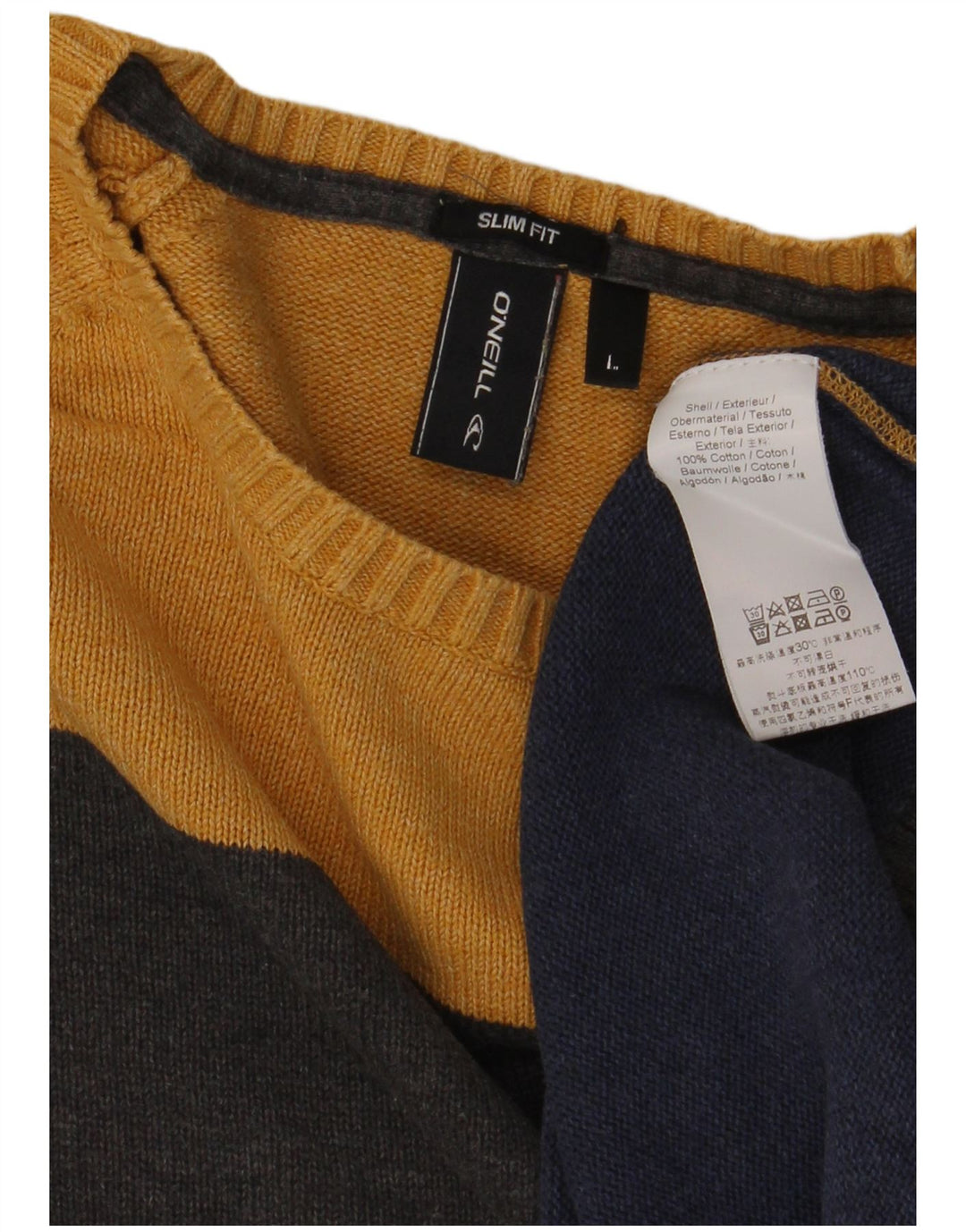 Maglione maglione girocollo da uomo O'Neill grande blocco di colori multicolore