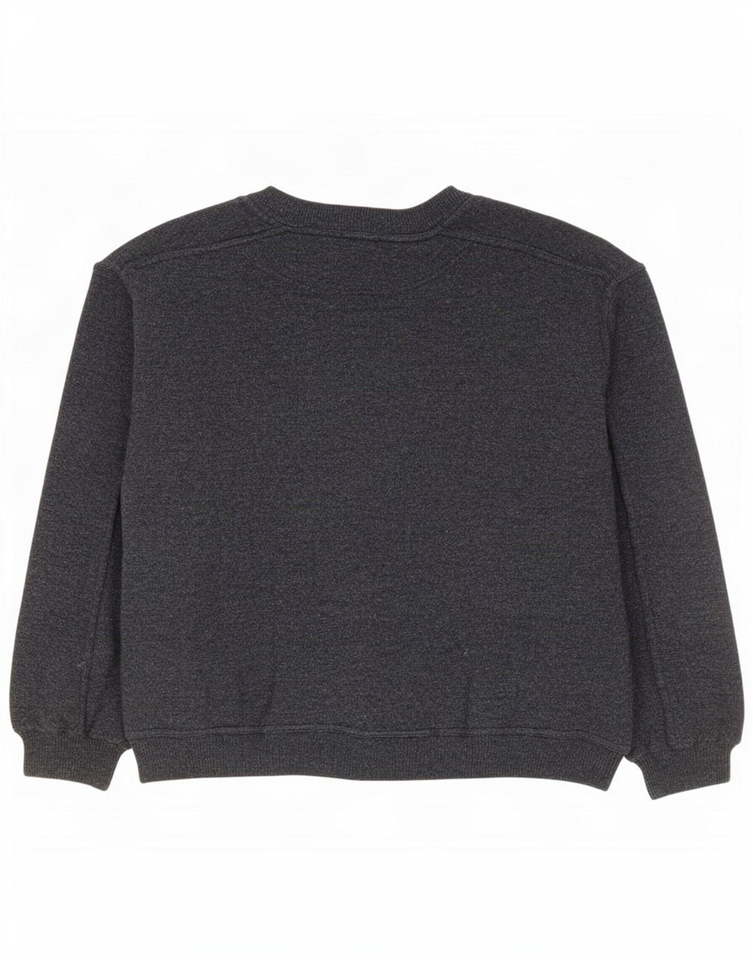 Maglione cardigan ampio da uomo basic in lana d'agnello grigio medio