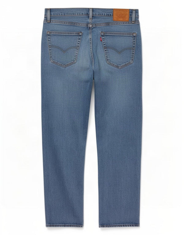 Levi's Mens 502 Tapered Jeans W34 L27 Blue Cotton