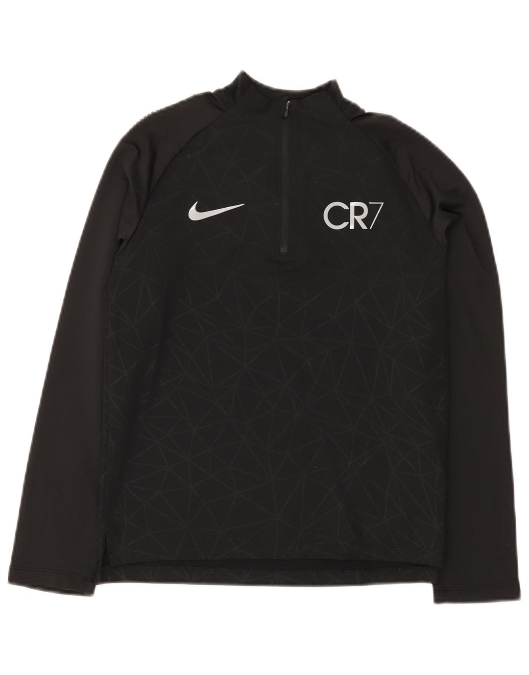 Top della tuta pullover con grafica Nike CR7 da ragazzo 10-11 anni, media, nera