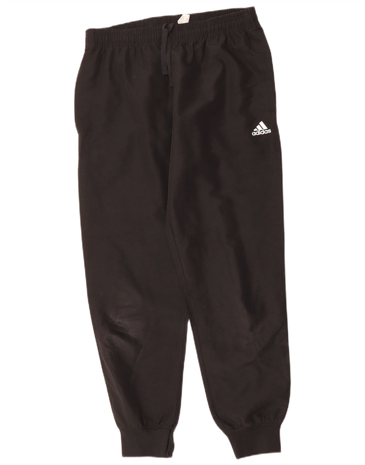 Pantaloni da tuta da uomo ADIDAS Joggers medio poliestere nero