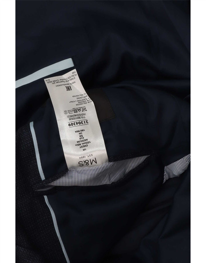 Marks & Spencer Giacca blazer a 2 bottoni da uomo UK 40 Blu navy medio