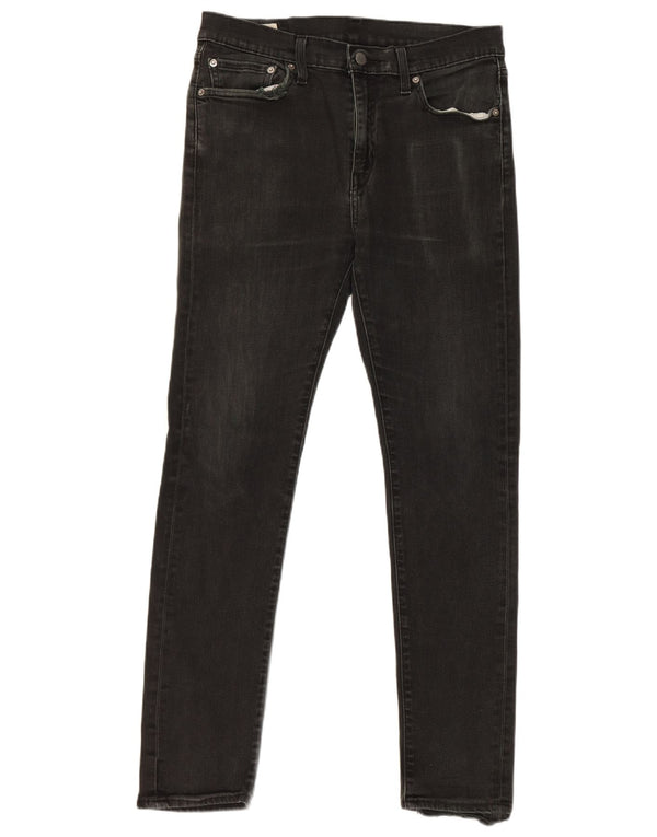 Jeans slim da uomo Levi's W32 L32 cotone nero