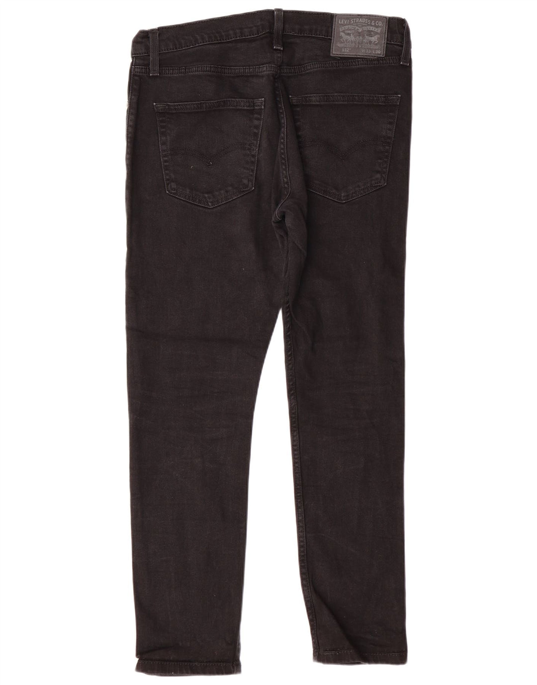 LEVI'S Jeans da uomo 512 slim affusolati W33 L27 cotone nero